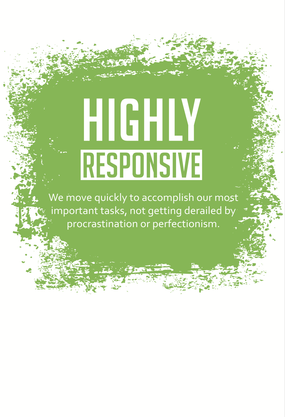 Harvest Wealth Group Core Values- Highly Responsive