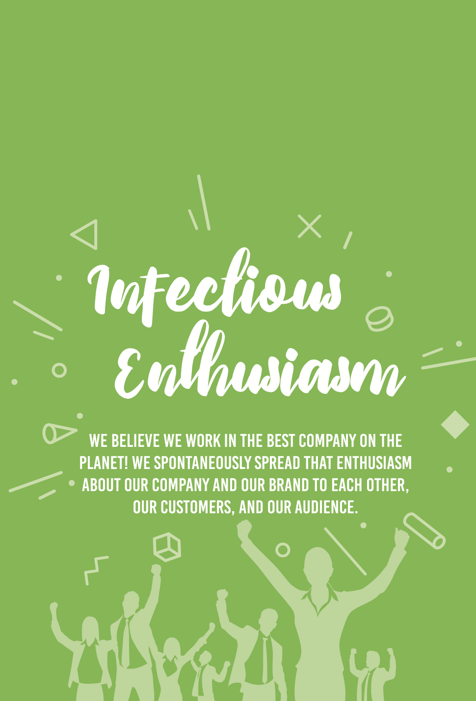 Harvest Wealth Group Core Values- Infectious Enthusiasm